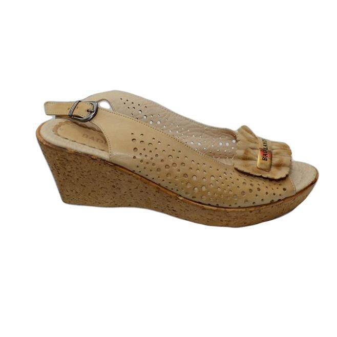 Sandale cu perforatii, D&J Exclusive,, Bej