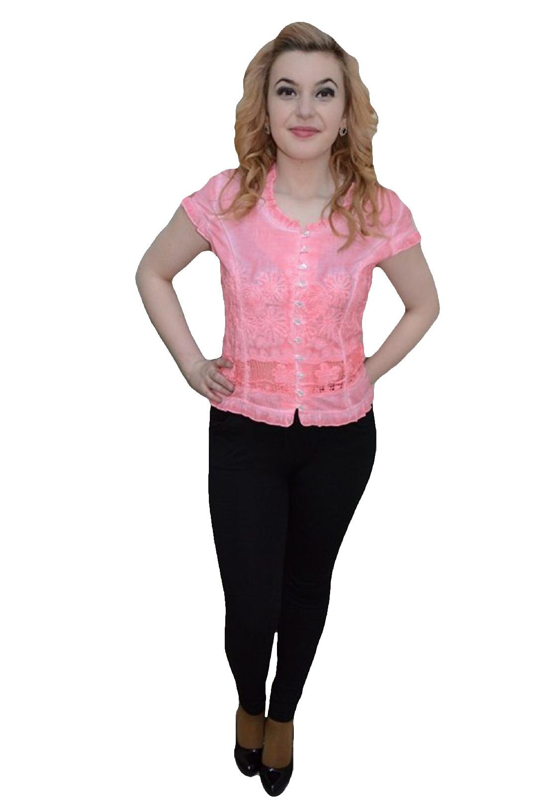 Camasa cu nasturi, D&J Exclusive, Corai