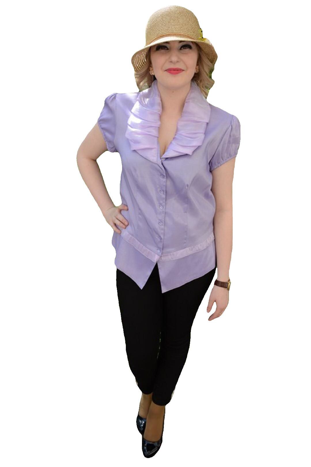 Camasa eleganta, fronsata, D&J Exclusive, Mov