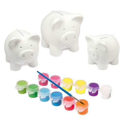 Set Galt de Vopsit Pusculita Piggy Bank