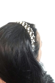 Accesoriu par, Selendis, lucrat manual cu margele de sticla Accesoriu par, Selendis, lucrat manual cu margele de sticla