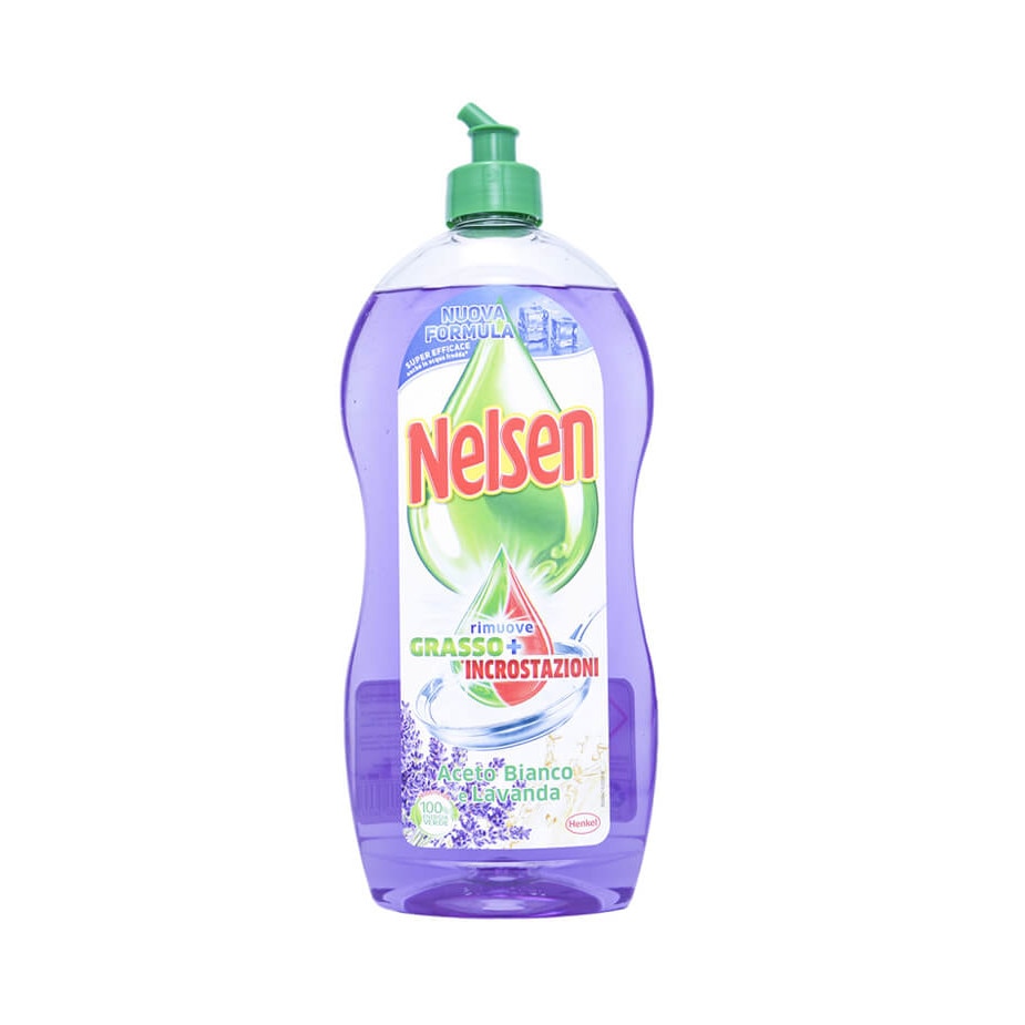 Detergent Vase Nelsen cu Otet Alb si Lavanda 900 ml