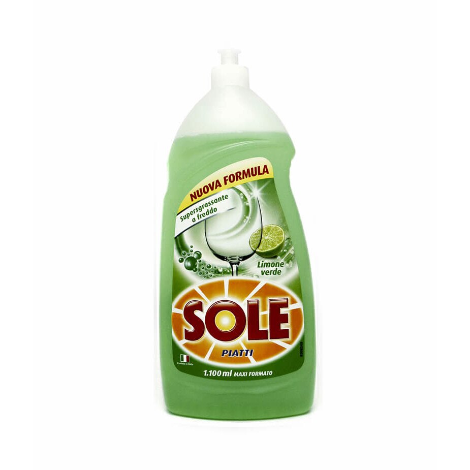 Detergent Vase Sole Piatti cu Lamaie Verde 1100 ml