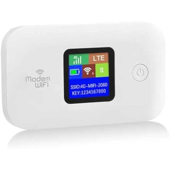Router WiFi 4G/5G LTE hordozható, hordozható utazó WiFi router SIM kártya foglalattal, zseb 4G internet hotspot akár 10 felhasználó számára telefonhoz, számítógéphez, utazó laptophoz