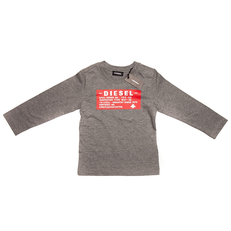 Bluza Diesel, maneca lunga, 100% bumbac, 2 ani