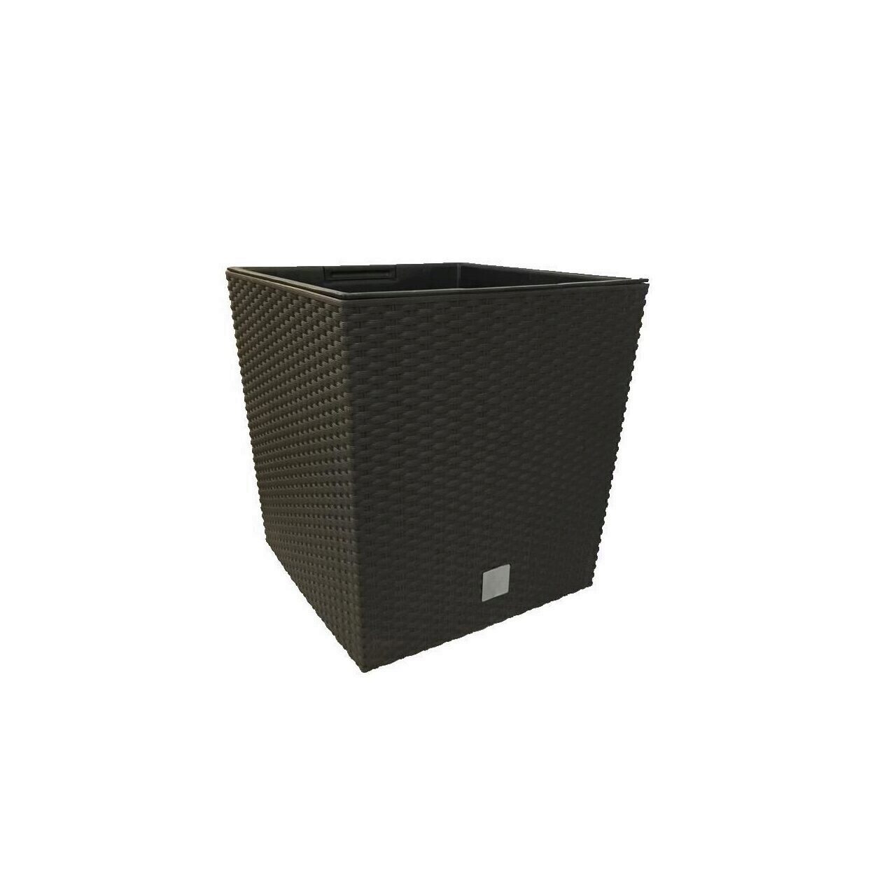 Ghiveci pentru flori tip ratan Strend Pro Rato Low 400, capacitate 64 l, maro