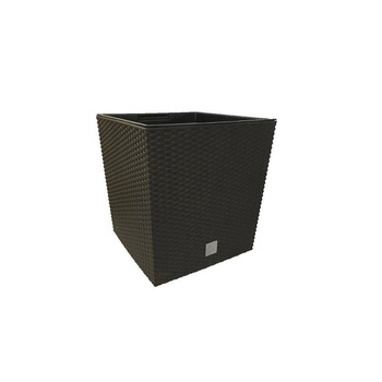 Ghiveci pentru flori tip ratan Strend Pro Rato Low 400, capacitate 64 l, maro Ghiveci pentru flori tip ratan Strend Pro Rato Low 400, capacitate 64 l, maro