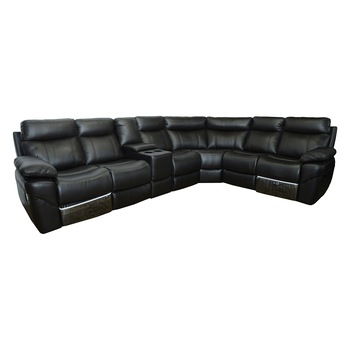 Coltar cu 2 reclinere manuale si accesoriu de minibar, Md 2827, Interschimbabil, Culoare wenge B5009, Piele naturala suprafata de contact Coltar cu 2 reclinere manuale si accesoriu de minibar, Md 2827, Interschimbabil, Culoare wenge B5009, Piele naturala suprafata de contact