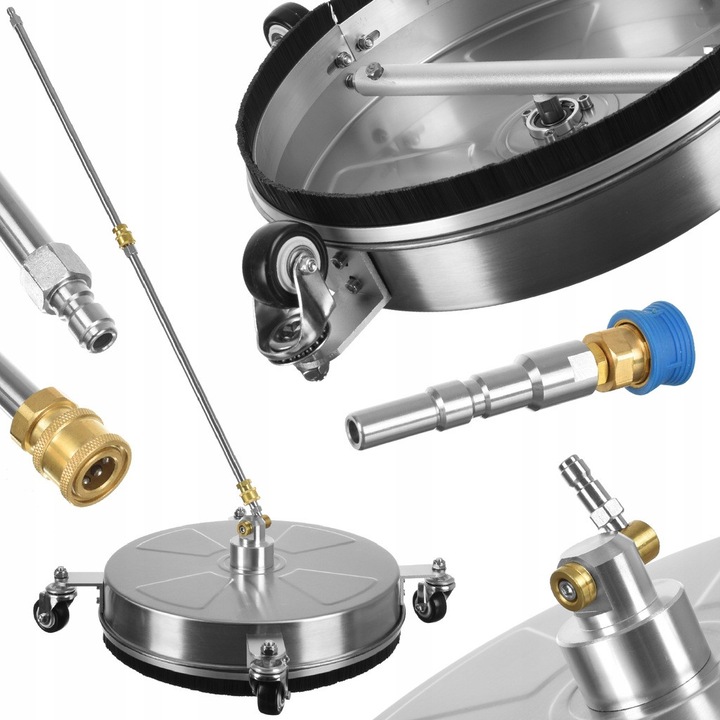 Perie Rotativa SCX15 INOX 276 bar pentru Curatat Pavaj 15" (38 cm) + Adapter KEW / D12