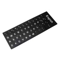 Stickere tastatura layout ENG (US), negru – autocolante pentru personalizare taste