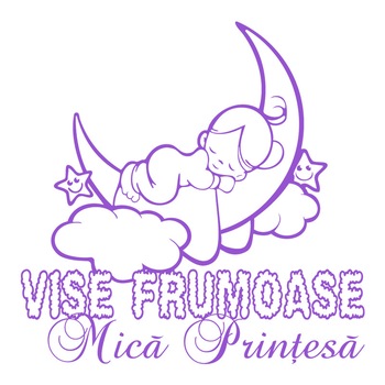 Sticker Decorativ - SMAER - Vise Frumoase... - 60cm x 60cm - Violet Sticker Decorativ - SMAER - Vise Frumoase... - 60cm x 60cm - Violet