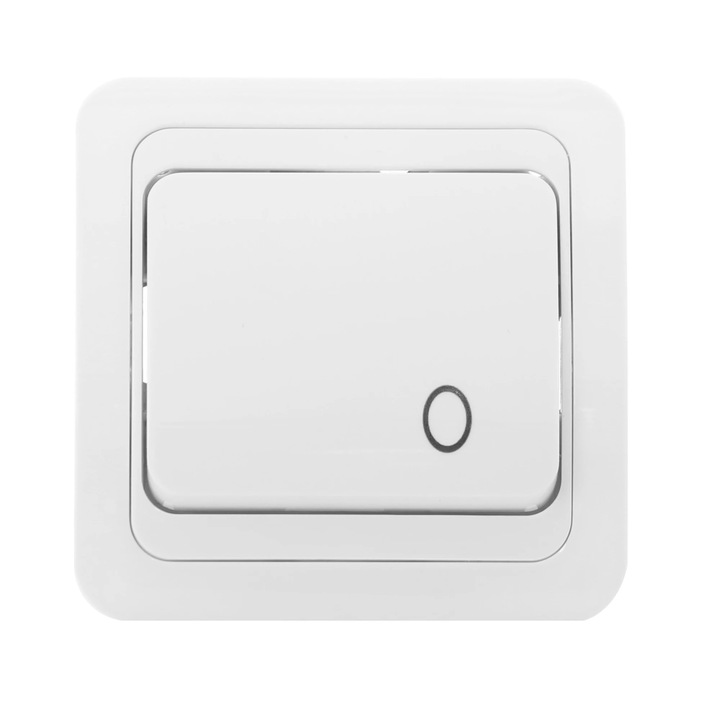 Intrerupator cu revenire Comtec Eco Premium MF0012-06009, incastrat, alb