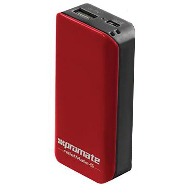 Acumulator extern universal PROMATE reliefMate-5, 5200mAh, Red