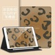 Husa pentru iPad Pro 11" (2024) PRE-CJk0515-26-0825-2045, coperta tip carte moale cu suport si slot pentru Apple Pencil, model leopard, maro