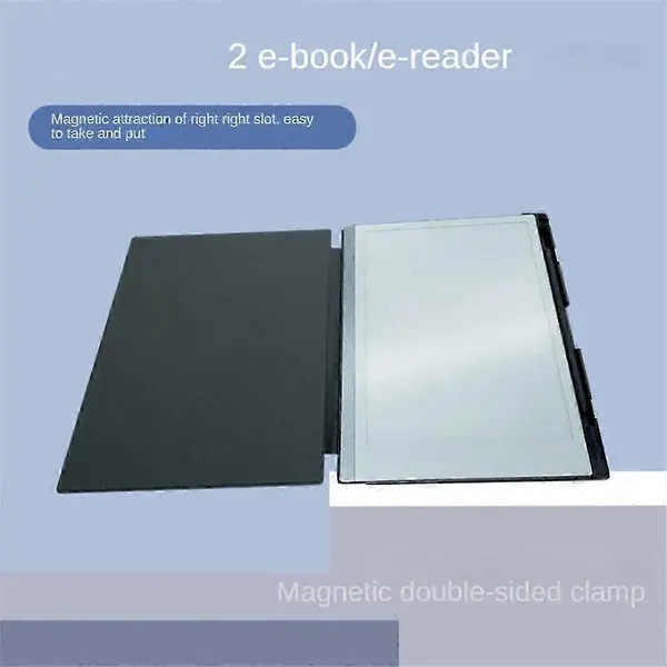 Husa pentru Remarkable 2 10,3 inch, carcasa protectoare rigida cu inchidere magnetica si suport pentru stilou, piele PU si PC, negru