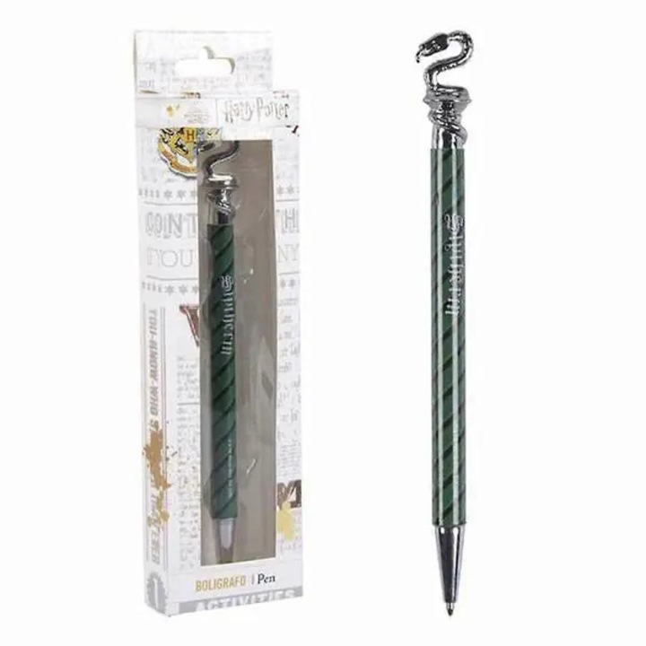 Химикалка Harry Potter Slytherin PRE-CJk0515-26-0825-1534, тяло от ABS, тематичен дизайн със змия, зелена, 19,5 см