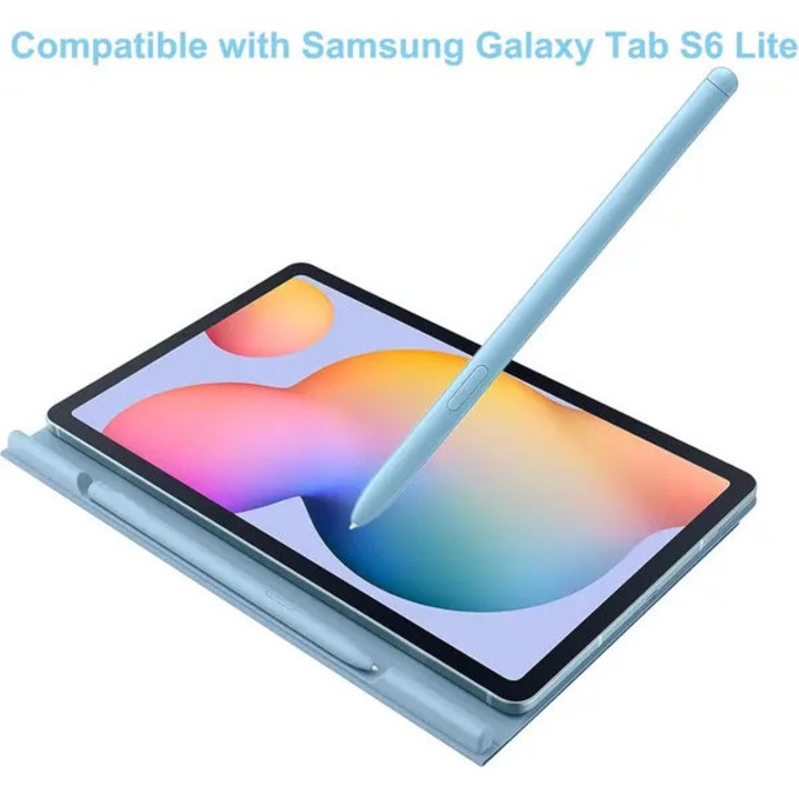 Stylus de inlocuire S Pen compatibil cu Samsung Galaxy Tab S6 Lite (EJ-PP610), albastru deschis