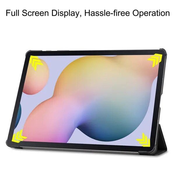 Husa folio pentru Samsung Galaxy Tab S7 Plus / Tab S8 Plus PRE-CJk0515-26-0825-4243, incarcare magnetica pentru S-Pen, sticla/forma conturata cu suport in 2 unghiuri, Negru