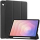 Husa cu stand pentru Samsung Galaxy Tab S11 PRE-CJk0515-26-0825-5045, piele PU cu interior TPU, tri-fold stand, slot pentru stylus, auto wake/sleep, negru