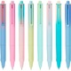 Kalligráfia tollkészlet 0,38 mm PRE-CJk0515-26-0825-029, újratölthető cserélhető patronokkal, radírozható, pasztell multicolor, 8 db