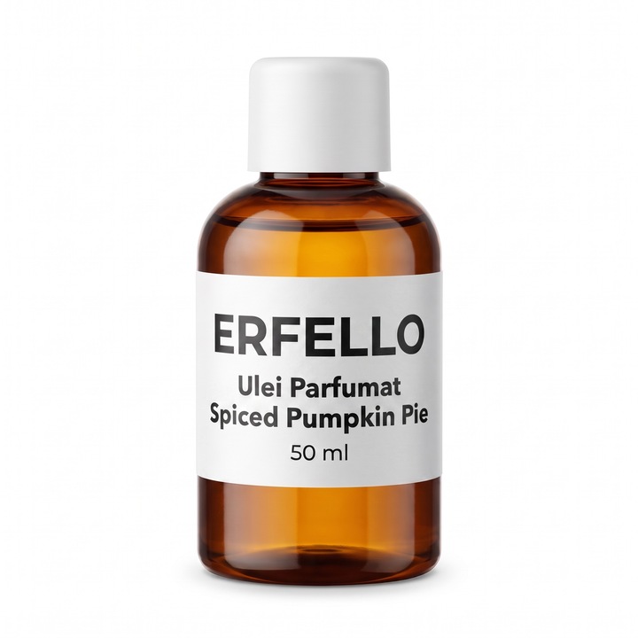 Ulei parfumat Erfello Spiced Pumpkin Pie, pentru lumanari, difuzoare si sapunuri, 50 ml