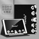 Husa pentru iPad 10,2 inch (2019/2020) emag-FYN-K0206-260824-051, cu suport pentru Apple Pencil, model panda desen animat, negru