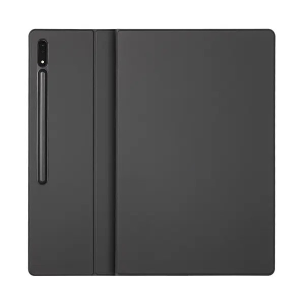 Husa tableta PRE-CJk0515-26-0825-5557 pentru Samsung Galaxy Tab S9+/S10+, piele ecologica, suport stilou, stand reglabil, protectie anti-soc si anti-zgarieturi, negru