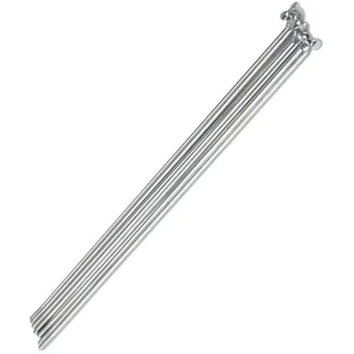 24 spite din otel inoxidabil pentru biciclete electrice, 79-230 mm, durabile, de schimb, spite si nipluri, 24 accesorii pentru biciclete electrice (12 g argintiu, 230 mm)