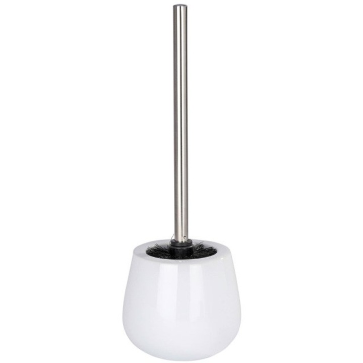 Perie WC cu suport Malta, Alb, 38x8 cm, Wenko - alb