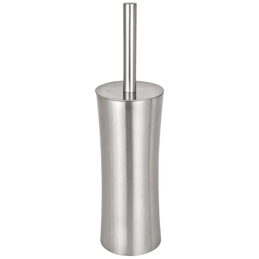 Suport perie PIENO + perie de toaleta, din otel inoxidabil, Wenko