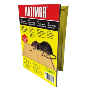 Capcana Adeziva cu Lipici pentru Soareci si Sobolani, RATIMOR Capcana Adeziva cu Lipici pentru Soareci si Sobolani, RATIMOR