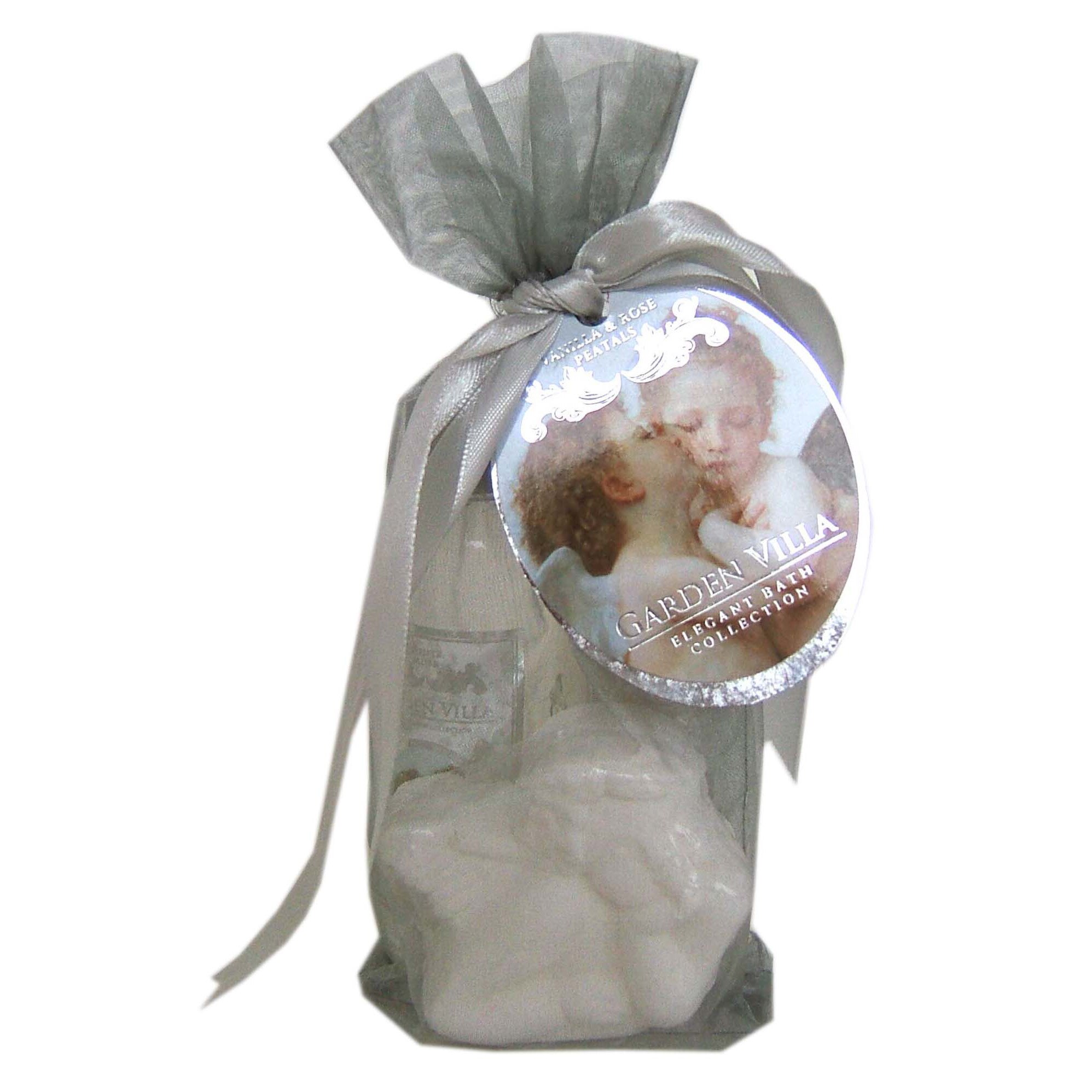 Set cadou organza argintiu, Village Cosmetics