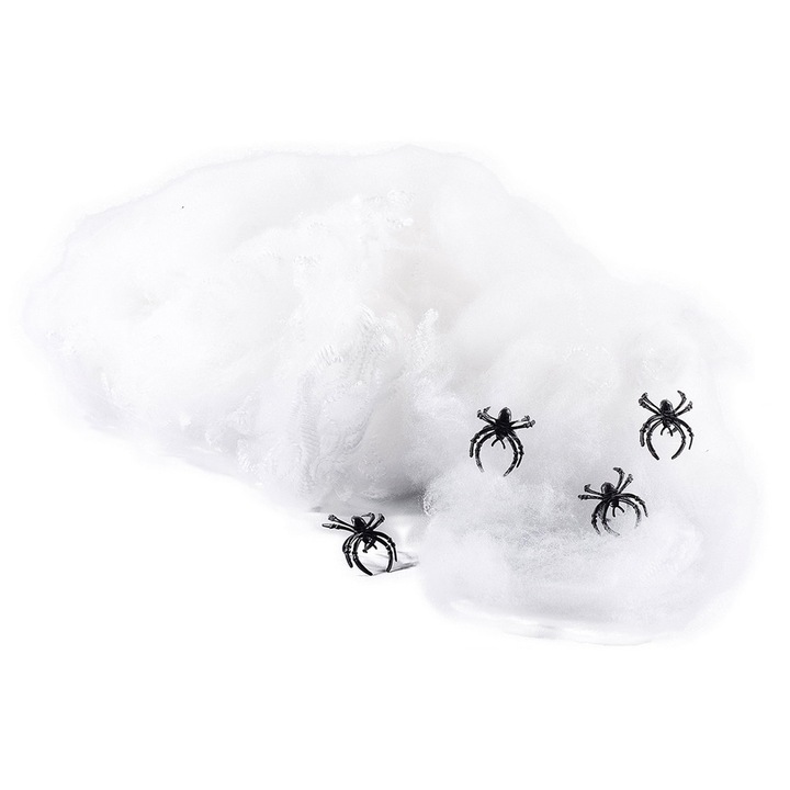 Panza Paianjen Halloween textil alb negru 56 g