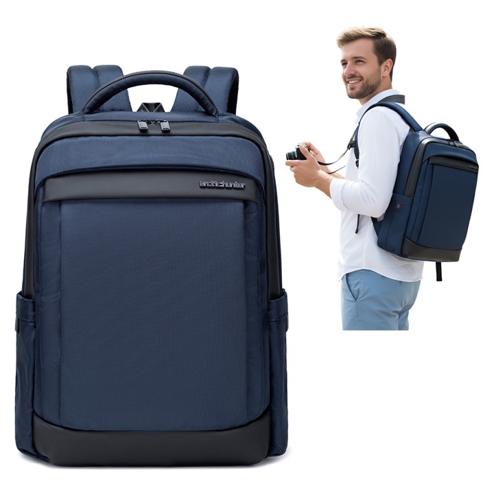Rucsac urban pentru barbati Arctic Hunter B00478 14, 5 l albastru