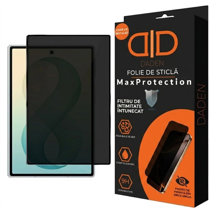 Adatvédelmi Üvegfólia Samsung Galaxy Z Fold 8 Daden MaxProtection, Teljes Borítás, Professzionális Védelem, Ultra Ellenálló, Prémium Minőség
