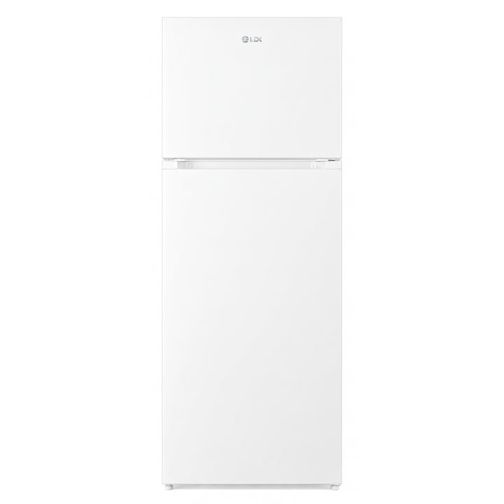 Frigider cu doua usi LDK LF-465NFDW, Capacitate 465 l, No Frost, Multi AirFlow, Crisper Box, Termostat ajustabil, H 186 cm, Clasa E, Alb