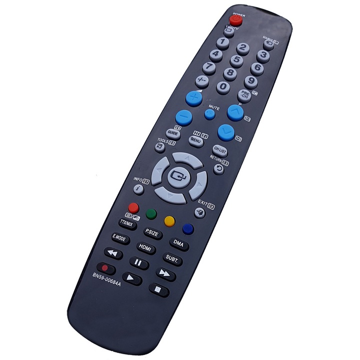 BN59-00684A SAMSUNG LCD/LED távirányító, fekete, eredeti távirányító funkciókkal