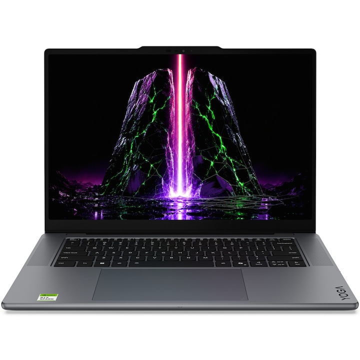 Lenovo Yoga Pro 9 15N1X11 cu procesor NVIDIA RTX Spark N1X 5120 nuclee GPU si 18 nuclee CPU, 15.3", WQXGA, OLED, 165Hz, 32GB LPDDR5X Unified Memory, 1TB SSD, NVIDIA Blackwell RTX, Windows 11 Home, Thunder Grey, 3Y Premium Care