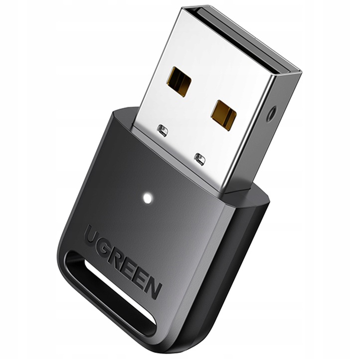 Ugreen CM591 USB Bluetooth adapter (HUM8S77HY) Bluetooth 5.3, USB-A, 2Gbps sebesség, akár 7 eszköz, 20 m hatótáv, LED, fekete