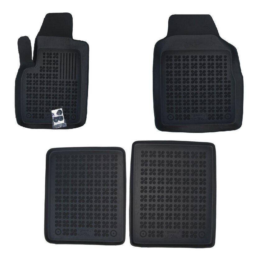 Set 4 Covorase interior cauciuc premium lux Fiat Panda 2 dupa 2003