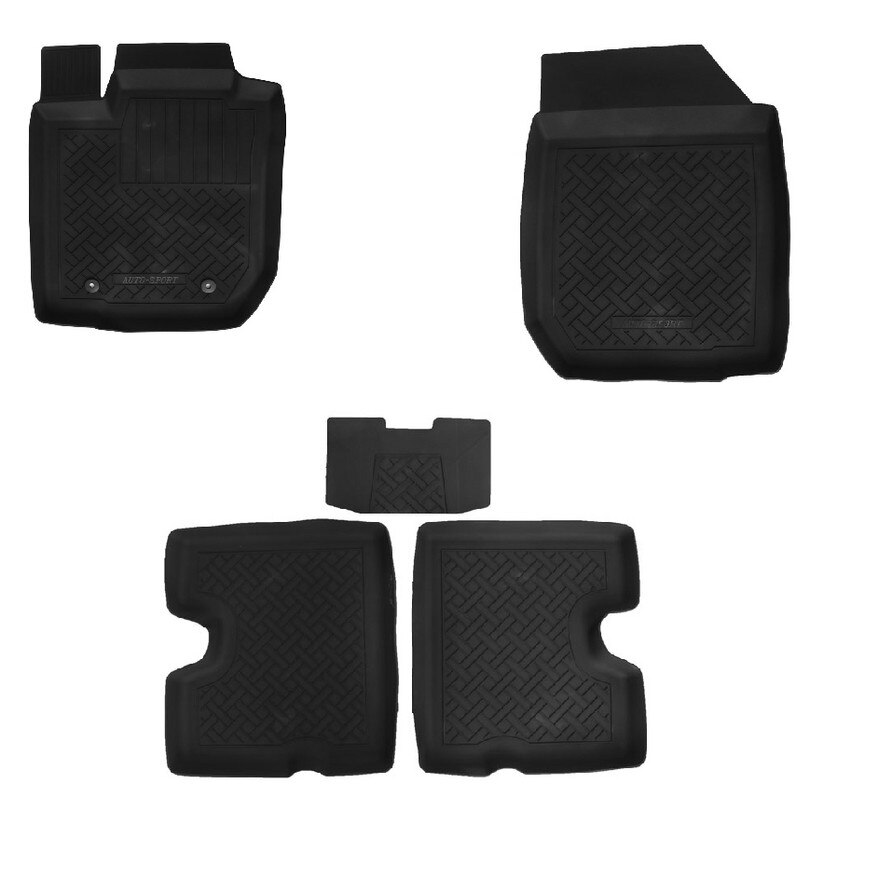 Set 4 Covorase interior cauciuc premium lux Dacia Sandero