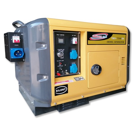 Generator Diesel Yks 7500e Es Insonorizat 5 5 Kw Monofazat Pornire Electrica Emag Ro