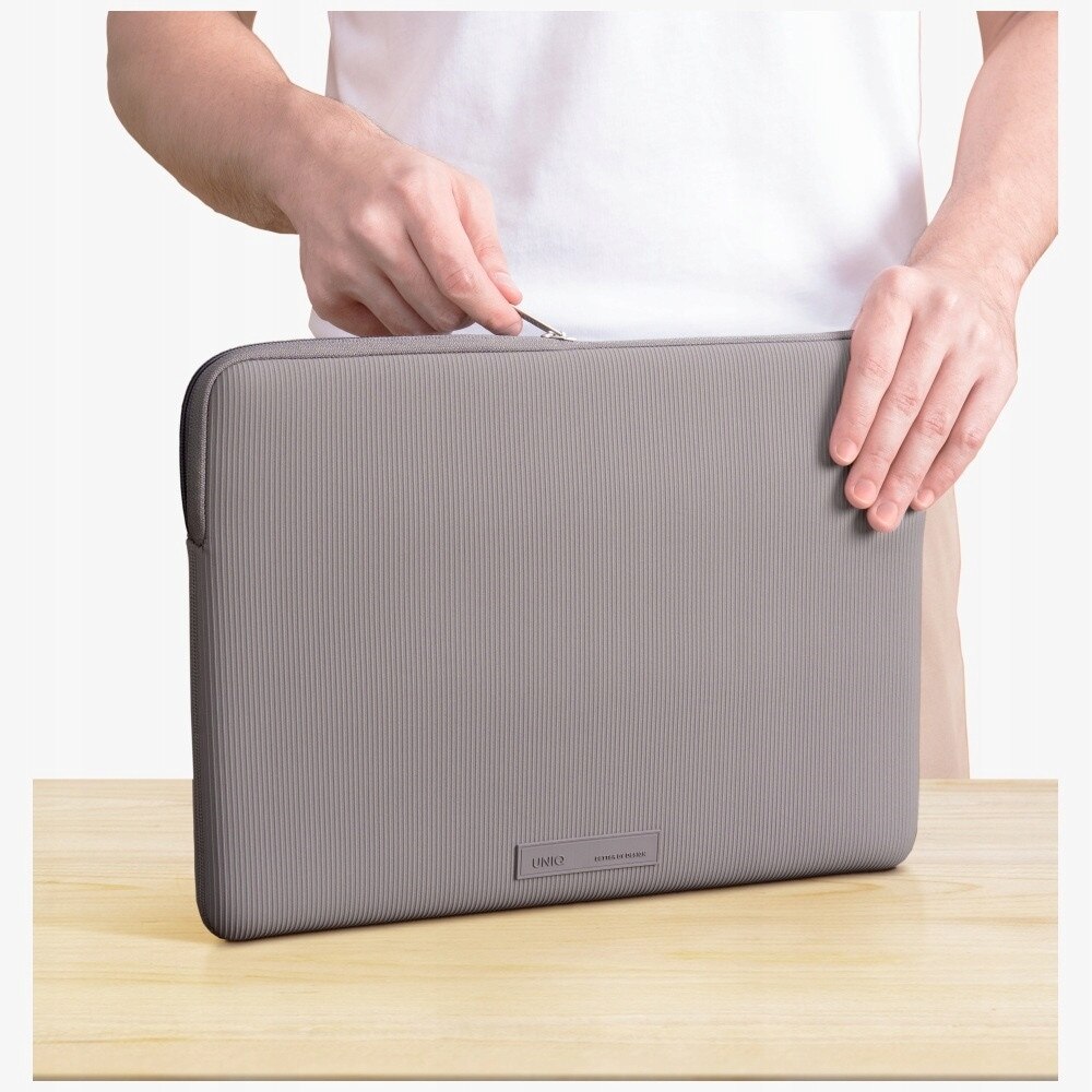 Uniq, husa pentru laptop din neopren Cyprus Ridge Edition, gri, 16 inch