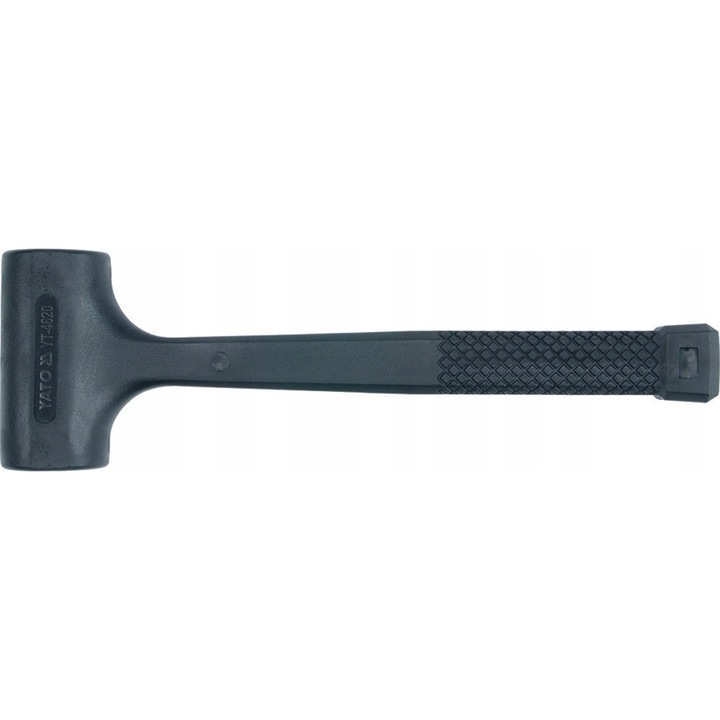Ciocan fara recul Yato YT-4622, cap din ABS cu srot de otel, maner din ABS, 0,9 kg, negru, YW22PLCMUV