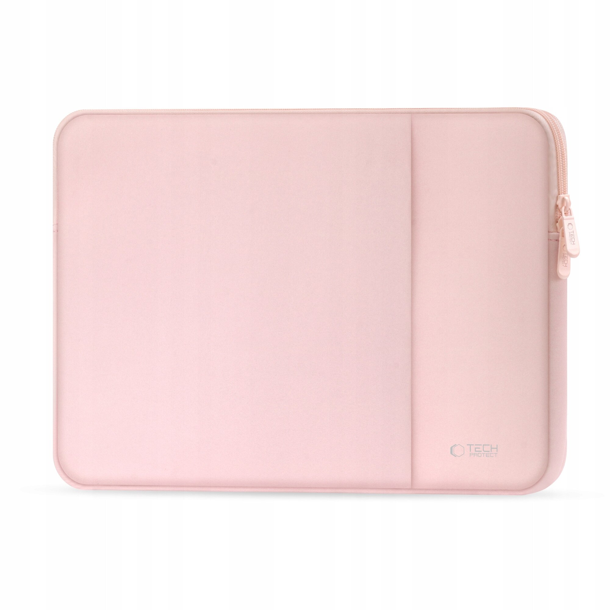 Etui neopren pentru laptop Tech-Protect XR87TNDMEBJ37, compatibil pana la 13 inch, Dusty Rose, 33.5 x 22.5 x 3 cm