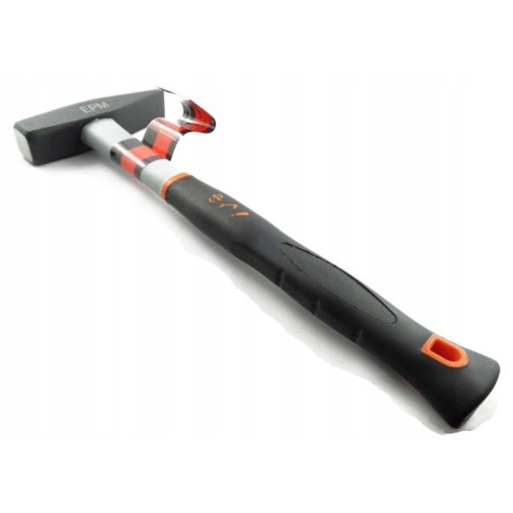 Ciocan pentru lucrari metalice EPM E-420-2040, cap calit 48–56 HRC, maner din fibra de sticla cu strat TPR antiderapant, multicolor, 400 g
