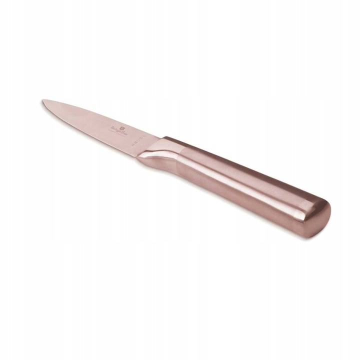 Cutit pentru decojit Berlinger Haus BH-2939, otel inoxidabil 3CR13, lama 9,5 cm, roz auriu