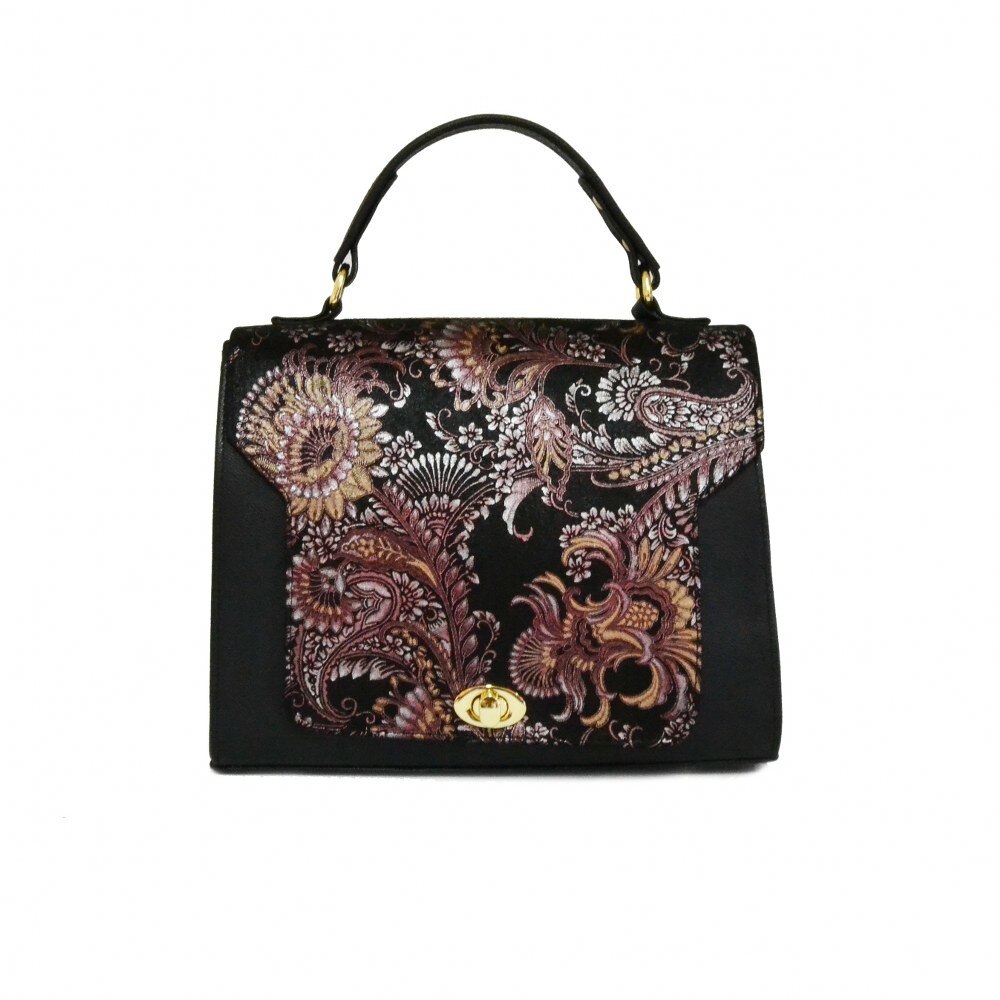 Geanta dama,Zea,piele naturala,neagra