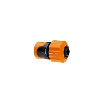 Conector furtun de gradina cu STOP Fiskars, 19mm-3/4'' Conector furtun de gradina cu STOP Fiskars, 19mm-3/4''