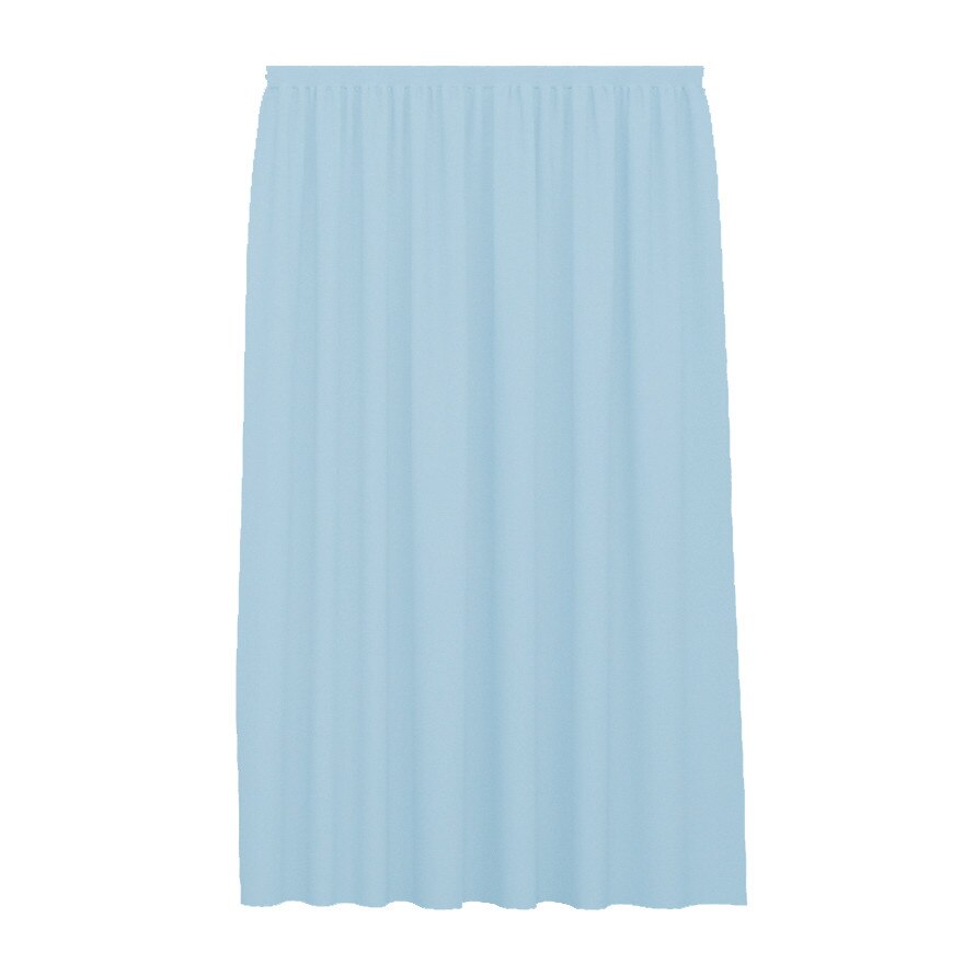 Perdea voal 140x225 cm, culoare albastru, prindere cu inele